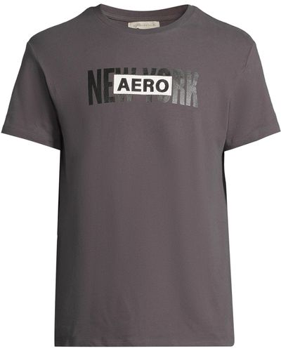 Aéropostale T-Shirt NEW YORK (1-tlg) - Grau