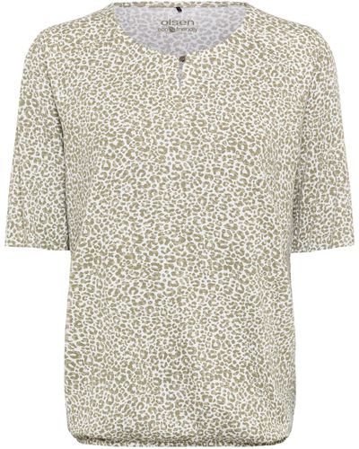 Olsen T-Shirt Long Sleeves - Weiß