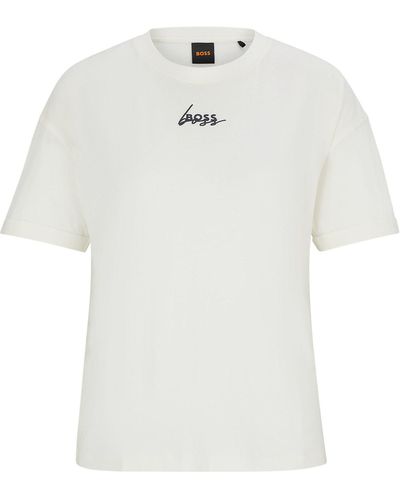 BOSS T-Shirt C_Evi_1 (1-tlg) - Weiß