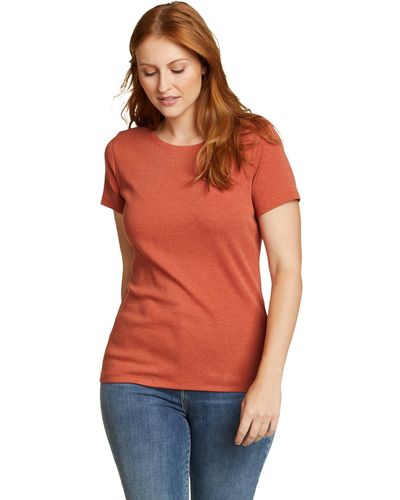 Eddie Bauer T-Shirt Favorite Rundhals Anti-Pilling-Ausrüstung - Orange