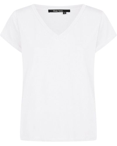 MARC AUREL V-Shirt - Weiß