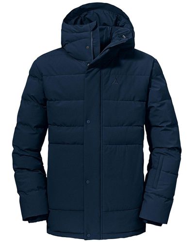 Schoeffel Winterjacke Ins. Jacket Eastcliff M mit Kinnschutz - Blau