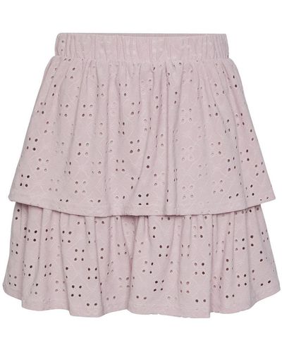 Pieces Sommerrock PCMIMI HW SHORT SKIRT BC - Pink