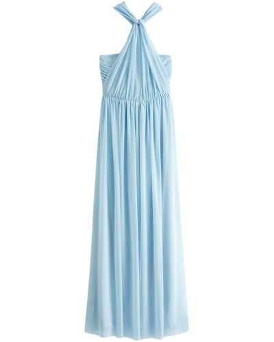 Next Partykleid Multiway-Brautjungfernkleid aus Mesh (1-tlg) - Blau