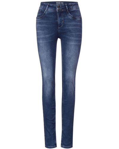 Street One 5-Pocket-Jeans - Blau