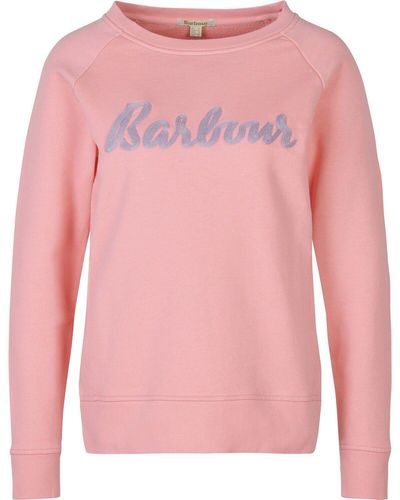 Barbour Sweater Sweatshirt Otterburn - Pink