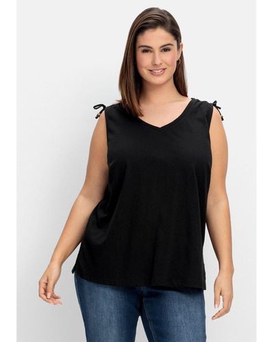Sheego Tank Top für Damen | Online-Schlussverkauf – Bis zu 71% Rabatt |  Lyst DE | V-Shirts