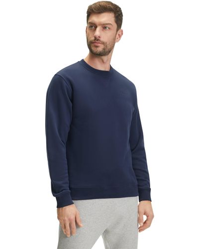 FALKE Sweatshirt aus reiner Baumwolle - Blau