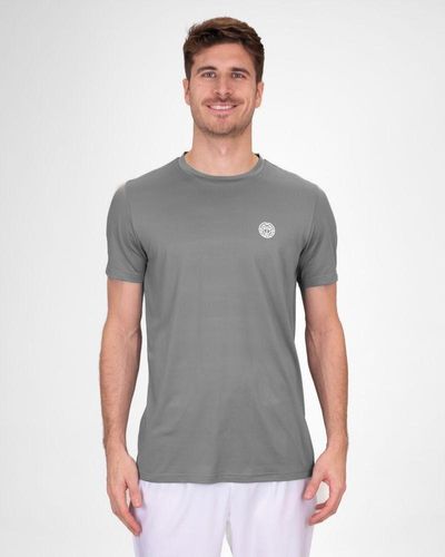 BIDI BADU Tennisshirt Crew Tennis Shirt - Grau