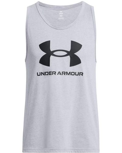Under Armour ® Sportstyle Logo Tanktop default - Grau