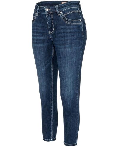 M·a·c 5-Pocket- Jeans Mel Femininer Fit mit hoher Leibhöhe - Blau