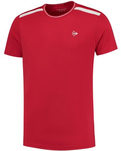 Dunlop Tennisshirt CLUB LINE CREW TEE - Rot