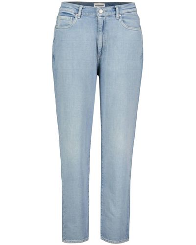 ARMEDANGELS 5-Pocket- Jeans MAIRAA HEMP Mom Fit (1-tlg) - Blau