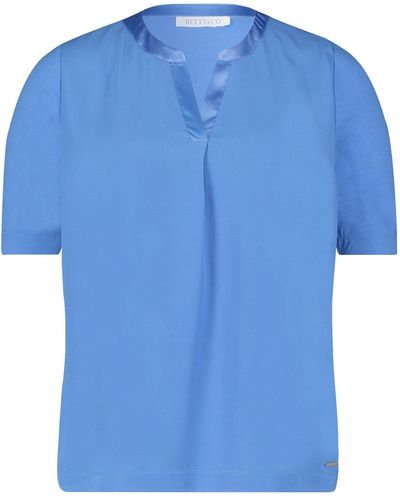 Betty Barclay T-Shirt Blusenshirt - Blau