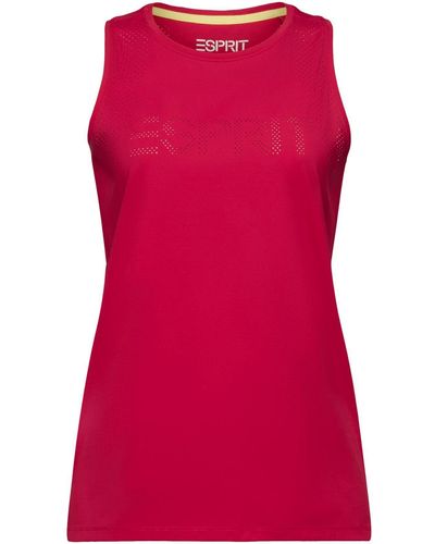 Esprit Sports T-Shirt Ärmelloses Active Top (1-tlg) - Pink