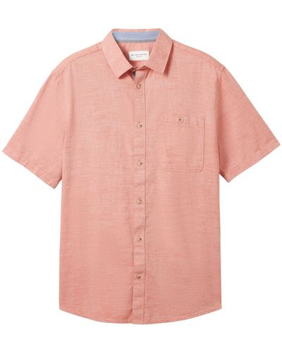 Tom Tailor Kurzarmhemd - Pink