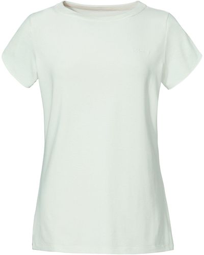 Schoeffel T Shirt Filton L whisper white - Grün