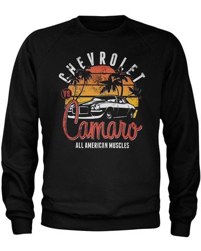 Camaro Rundhalspullover Chevrolet Sunset Sweatshirt - Schwarz