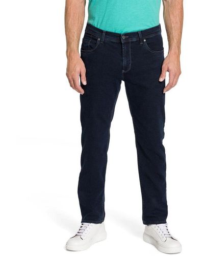 Pioneer 5-Pocket-Jeans - Blau
