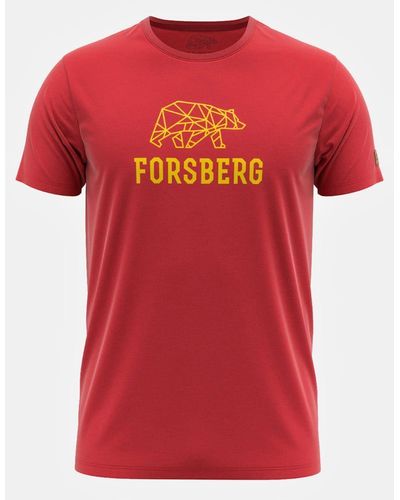 Forsberg Skogson T-Shirt - Rot