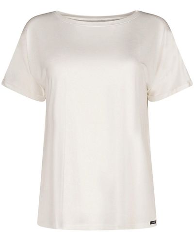 SKINY T-Shirt (1-tlg) Plain/ohne Details - Weiß