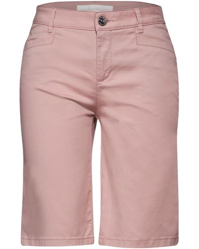 Street One Shorts Middle Waist - Pink