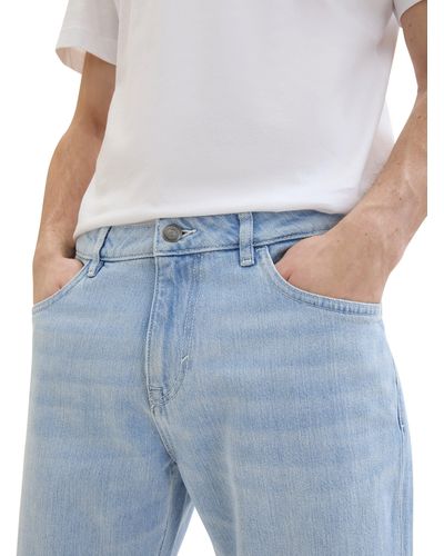 Tom Tailor 5-Pocket-Jeans MARVIN Straight in gerader Form - Blau