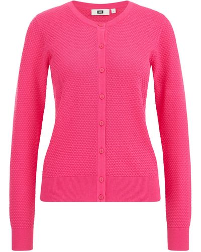WE Fashion Cardigan (1-tlg) - Pink