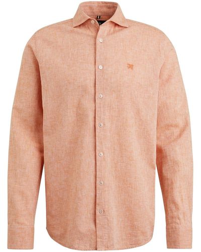 Vanguard T- Long Sleeve Shirt Linen Cotton ble - Mehrfarbig