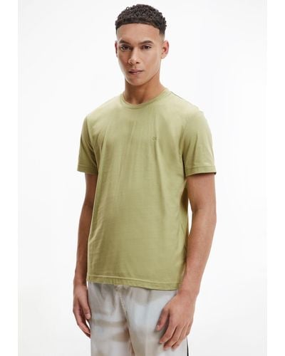 Calvin Klein T-Shirt SMOOTH COTTON - Grün