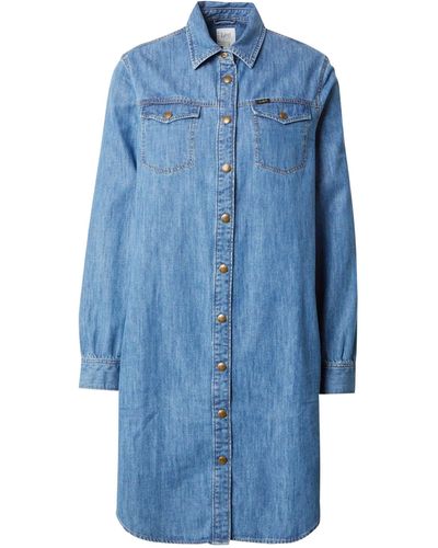 Lee Jeans ® Blusenkleid (1-tlg) Weiteres Detail - Blau