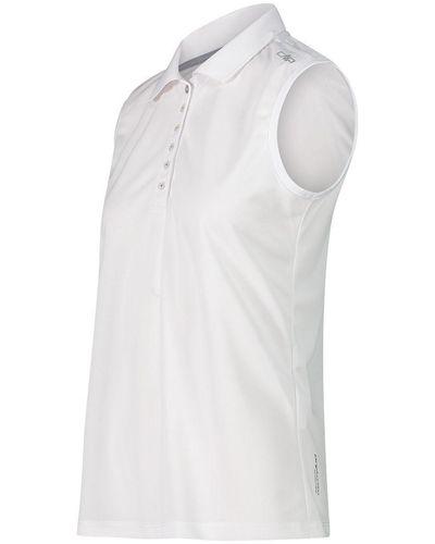 CMP Poloshirt W Polo Sleeveless - Weiß