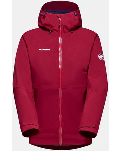 Mammut Funktionsjacke Convey Tour HS Hooded Jacket Women BLOOD RED-BLACK - Rot
