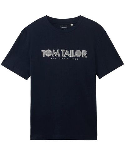 Tom Tailor Printed t-shirt - Blau