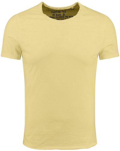 Key Largo T-Shirt MT BREAD NEW round - Gelb