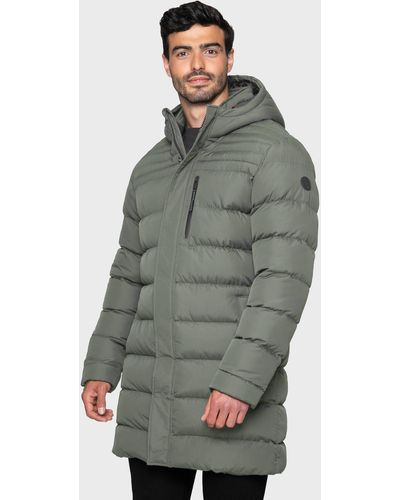 Threadbare Wintermantel THB Jacket Pike - Grau