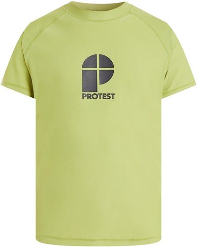Protest T-Shirt PRTCATER rashguard short sleeve ALGAEGREEN - Grün