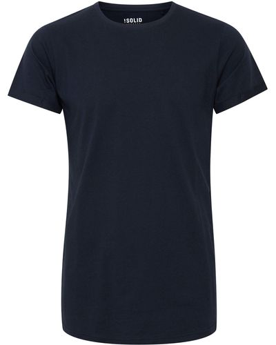 Solid Longshirt SDLongo T-Shirt - Schwarz