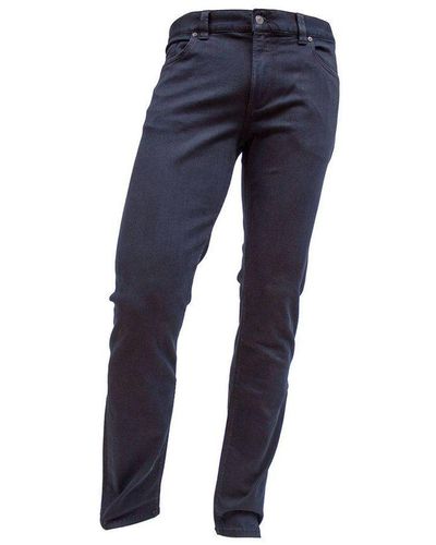 ALBERTO 5-Pocket-Jeans dunkel-blau (1-tlg)