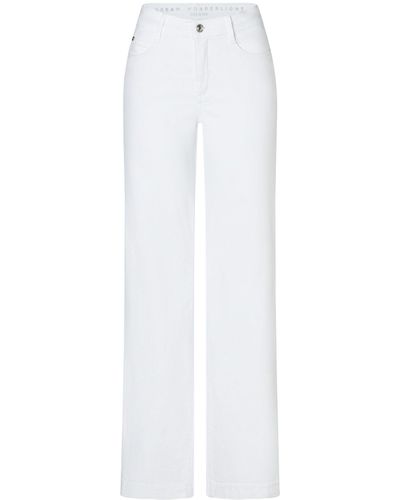 M·a·c 5-Pocket-Jeans DREAM WIDE - Weiß