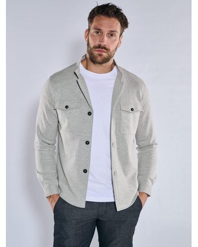 emilio adani Sweatshirt Overshirt slim fit - Grau