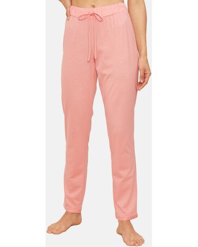 RÖSCH Schlafhose Basic (1-tlg) Schlafanzug-Hose - Pink