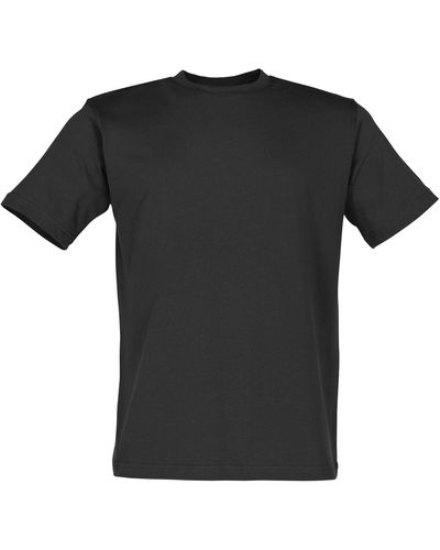 James & Nicholson Rundhalsshirt Basic T-Shirt - Schwarz