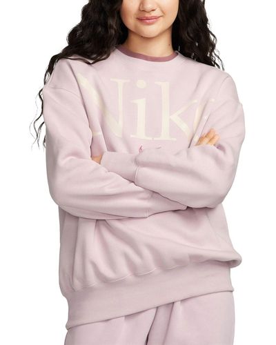 Nike Sweatshirt Sportswear Phoenix Fleece Crew - Pink
