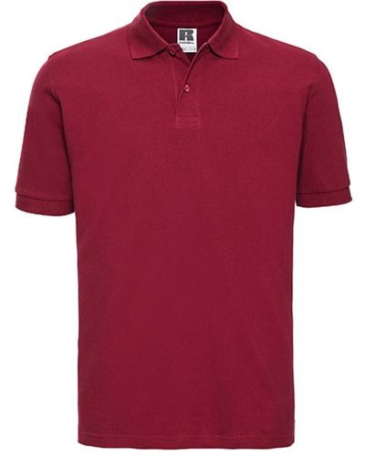 Russell Men ́s Classic Cotton Poloshirt - Rot
