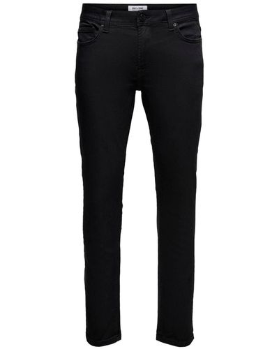 Only & Sons Slim-fit-Jeans - Schwarz
