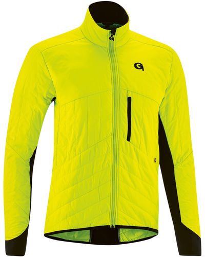 Gonso Fahrradjacke Tomar Primaloft-Jacke, warm, atmungsaktiv und winddicht - Gelb