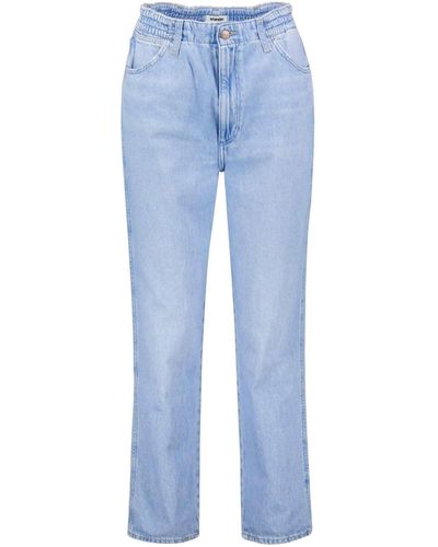 Wrangler 5-Pocket- Jeans COMFY MOM (1-tlg) - Blau
