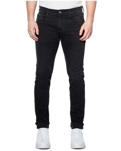 Replay 5-Pocket-Jeans uni (1-tlg) - Schwarz