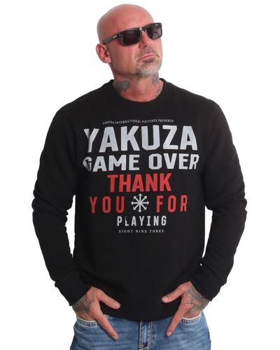 Yakuza Sweatshirt Game Over - Schwarz